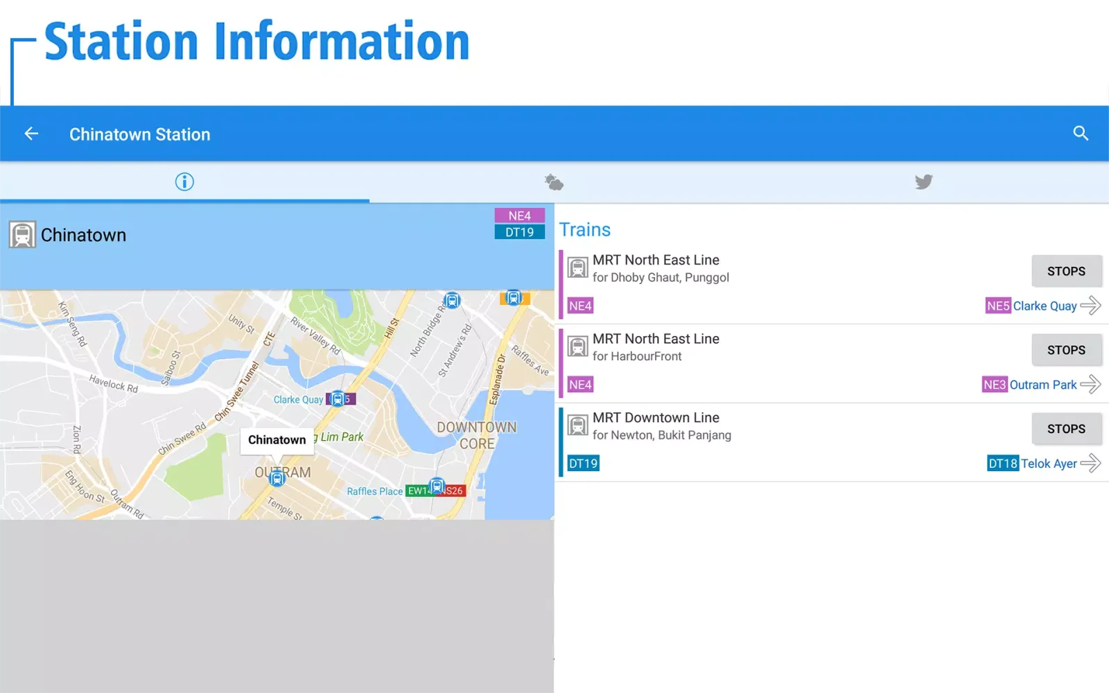 Singapore Rail Map應用截圖