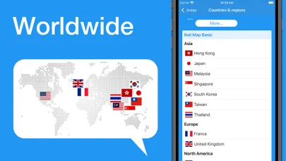Captures d'écran de World Transit Maps