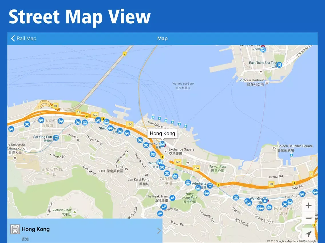 Hong Kong Rail Map - Kowloon & Islands iPad  স্ক্রিনশট