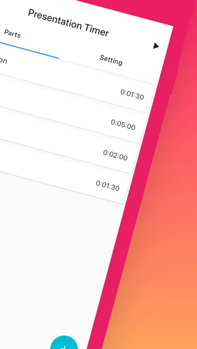 Screenshot di Presentation Timer Plus