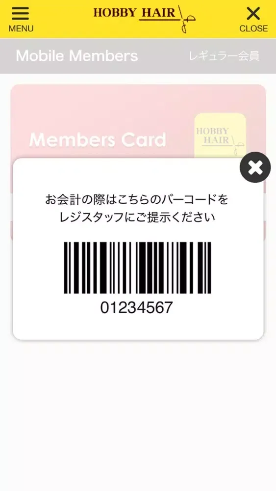HOBBY HAIR スクリーンショット