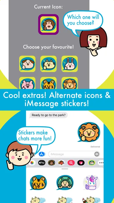 Ảnh chụp màn hình của Happy Animal English