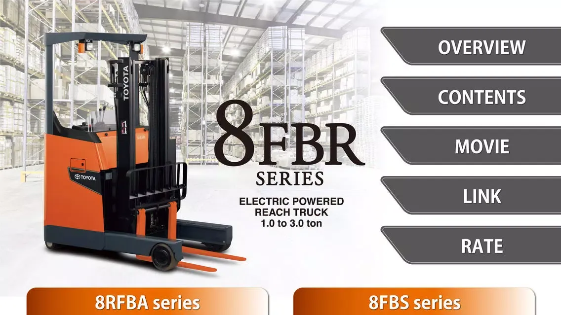 TOYOTA 8FBR Series سکرین شاٹس
