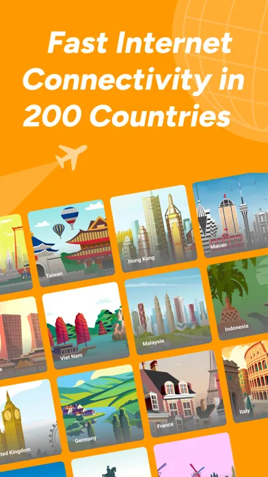 trifa - Travel eSIM Store App Screenshots