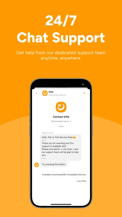 trifa - Travel eSIM Store App Screenshots