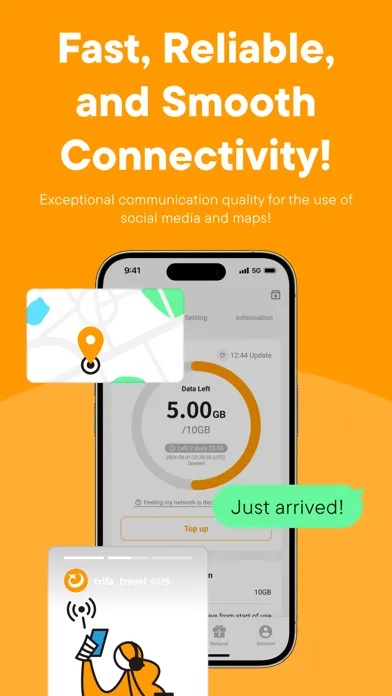 trifa - Travel eSIM Store App Screenshots