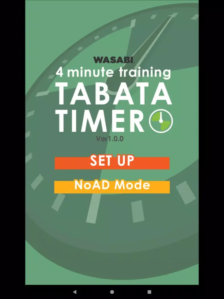 TABATA TIMER 4minute training iPad  स्क्रीनशॉट