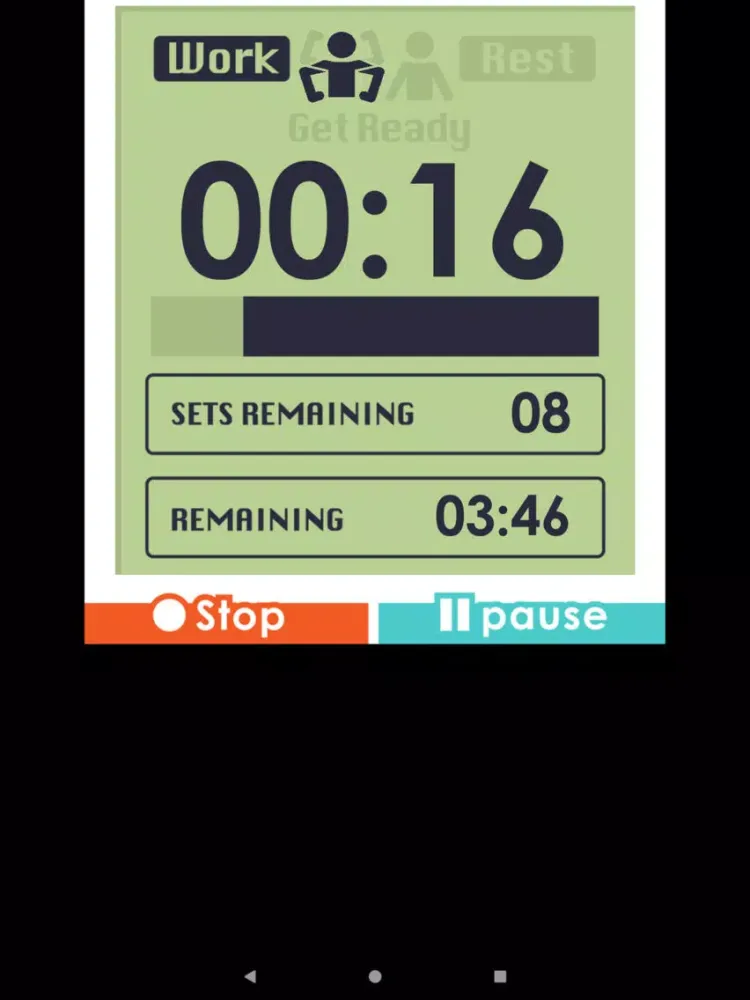 TABATA TIMER 4minute training iPad  स्क्रीनशॉट