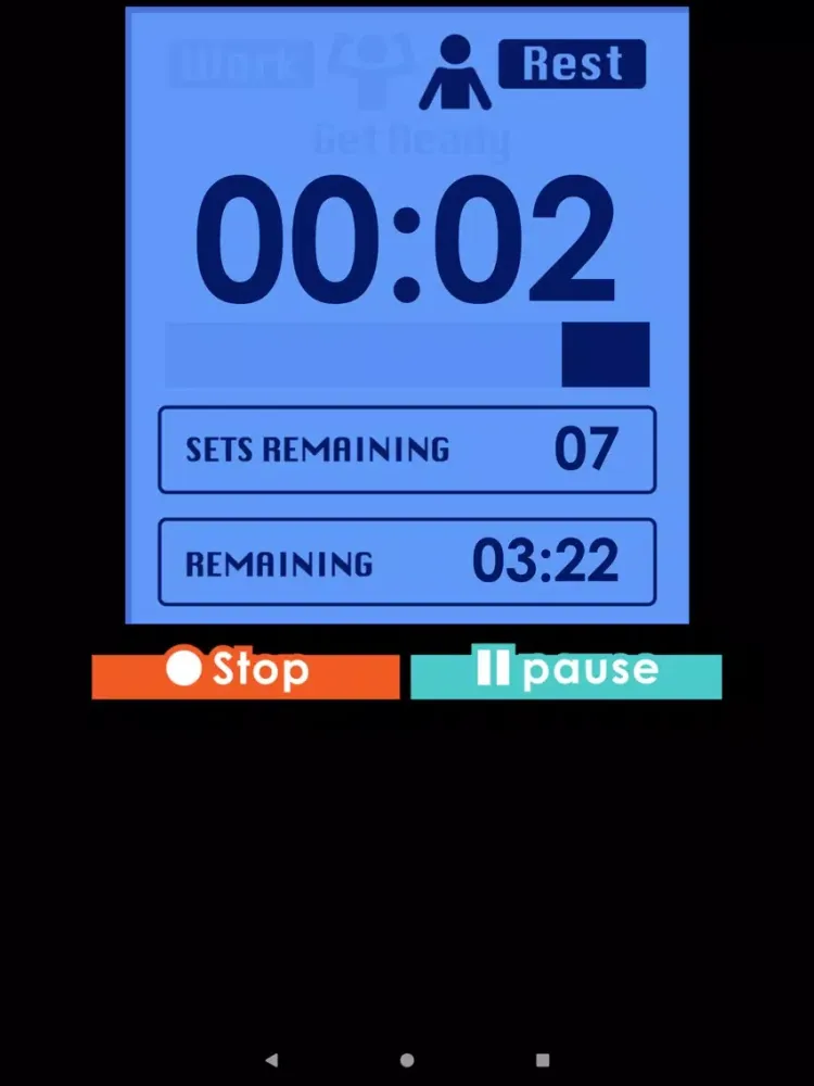 TABATA TIMER 4minute training iPad  स्क्रीनशॉट