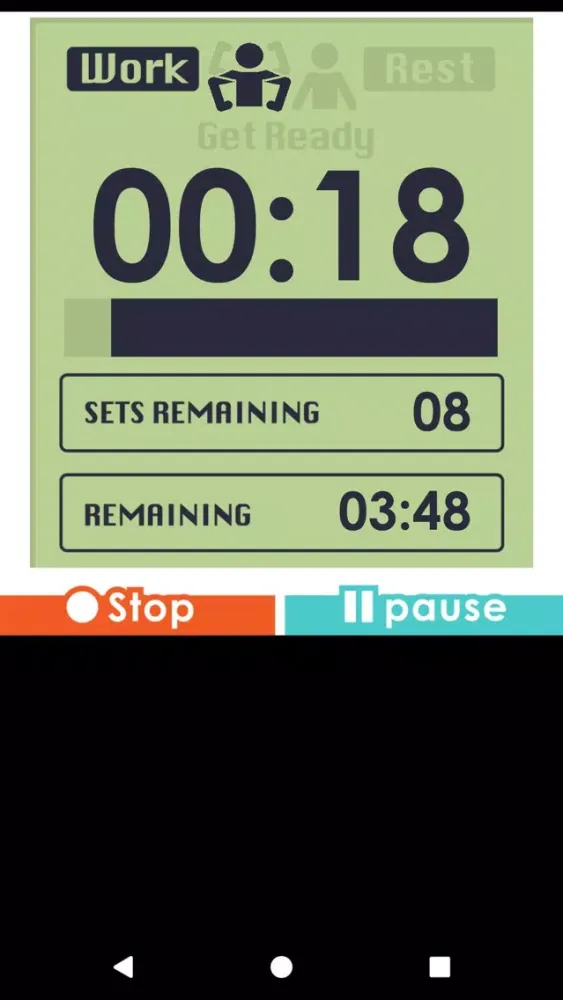 TABATA TIMER 4minute training स्क्रीनशॉट