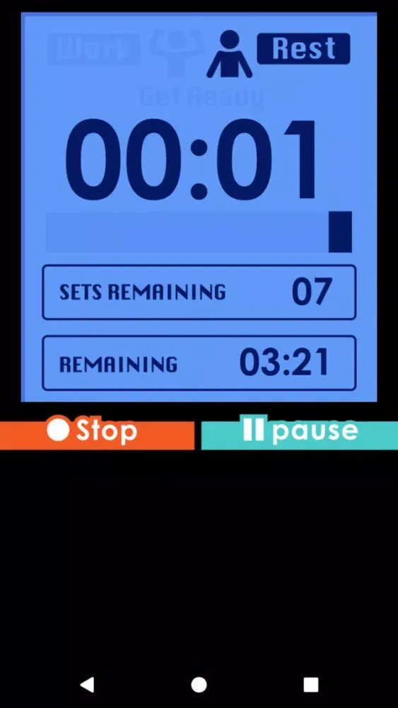 TABATA TIMER 4minute training स्क्रीनशॉट