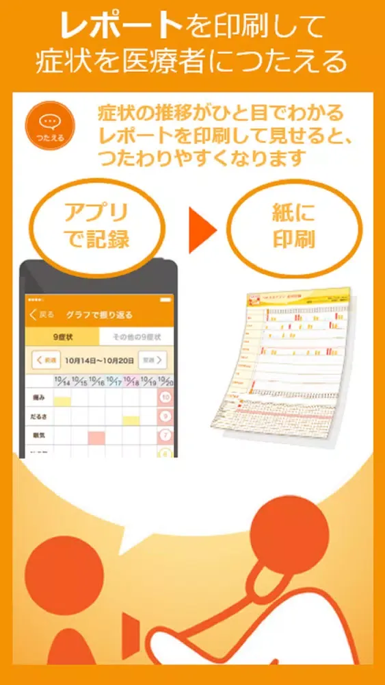 Capturas de tela do つたえるアプリ