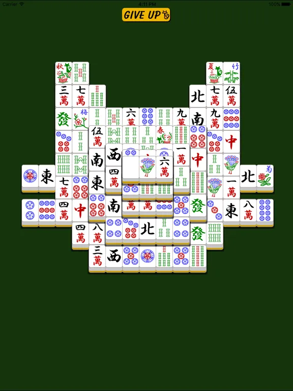 Mahjong Tile Solitaire iPad  Screenshots