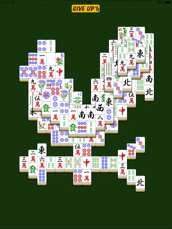 Mahjong Tile Solitaire iPad  Screenshots