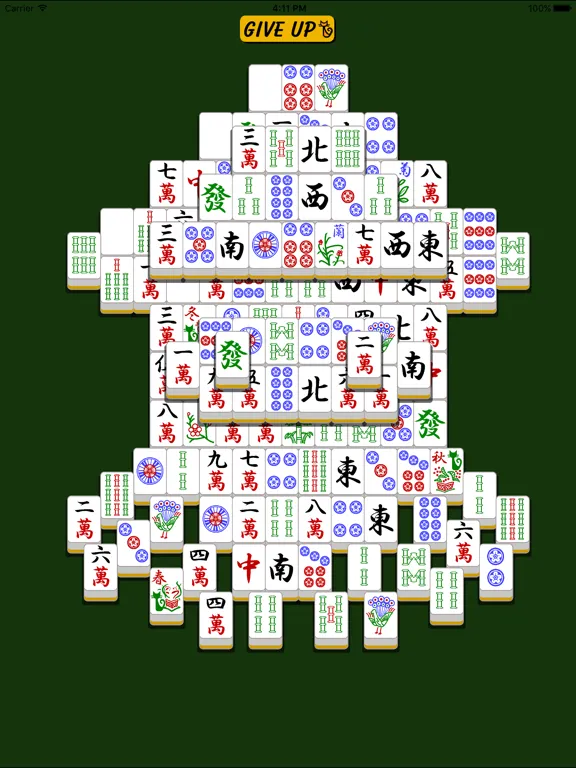 Mahjong Tile Solitaire iPad  Screenshots