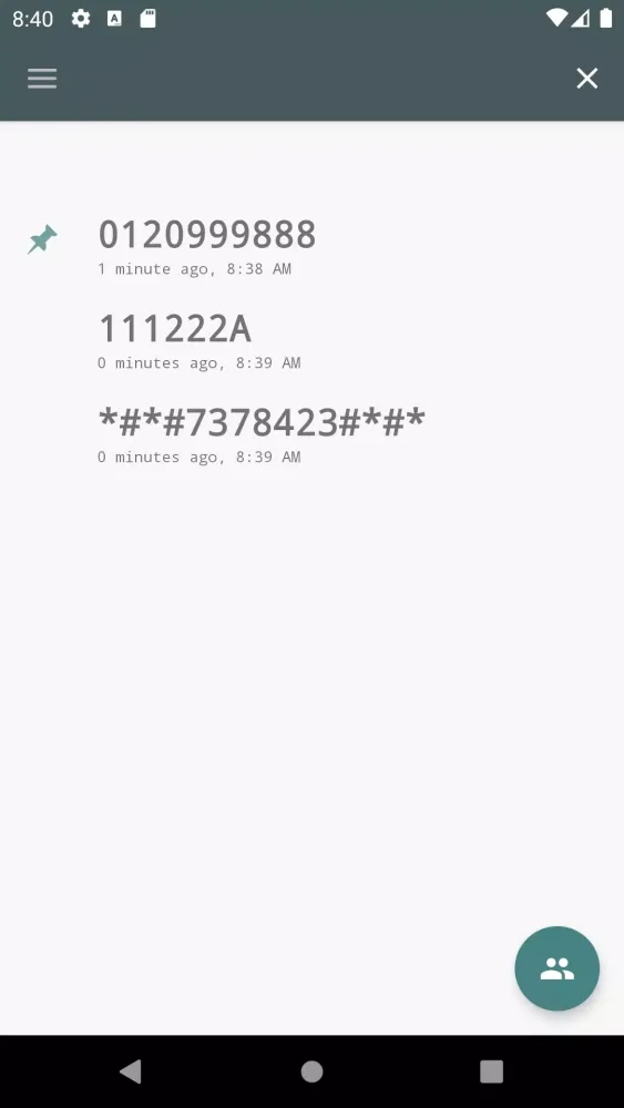 Captures d'écran de PiPoPa Dialer