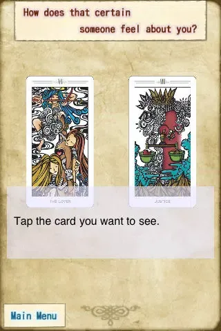 Captures d'écran de True Love Tarot