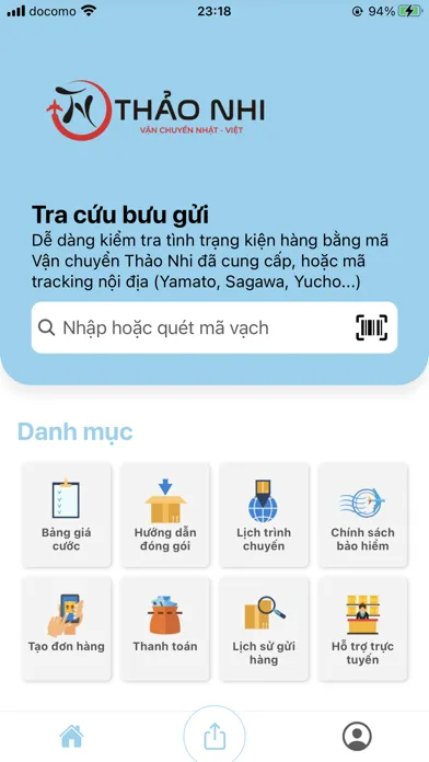 Ảnh chụp màn hình của Vận Chuyển Thảo Nhi