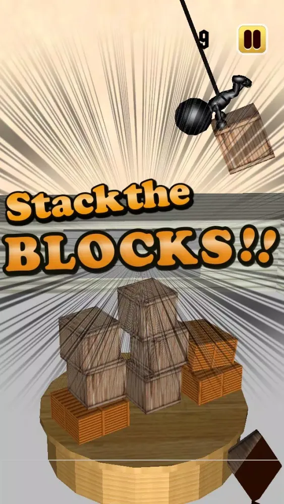 Tangkapan layar Block Tower 3D ~Mission Impossible 2~