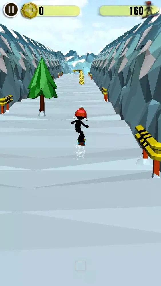 ภาพหน้าจอของ Tricky Snowboard