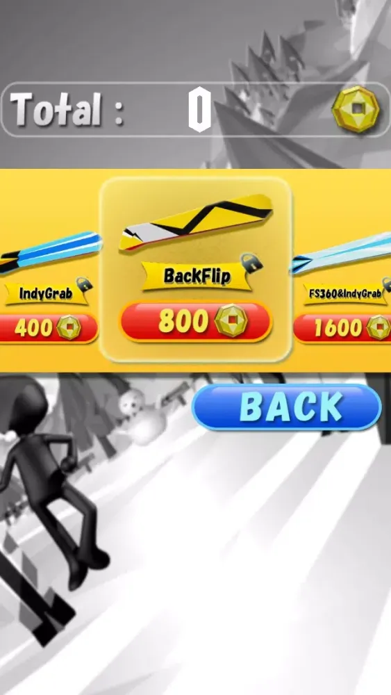 ภาพหน้าจอของ Tricky Snowboard