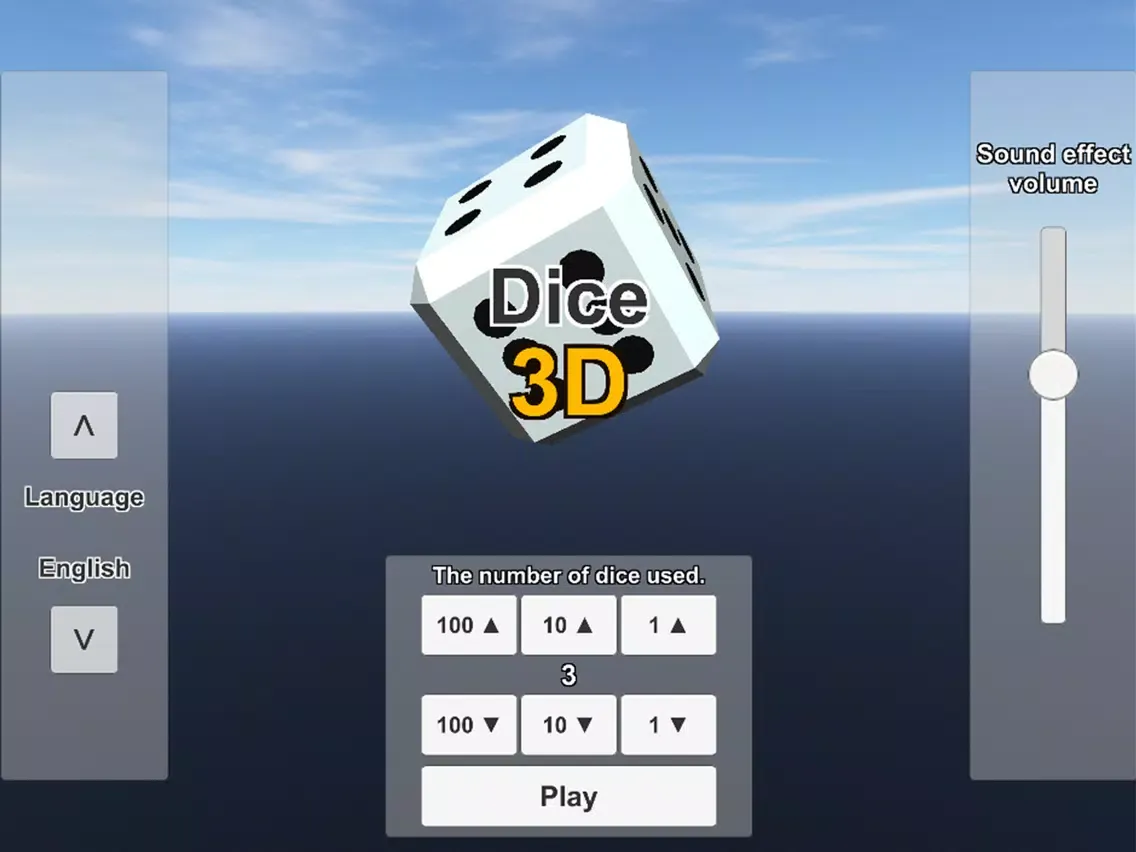 Dice 3D iPad  سکرین شاٹس