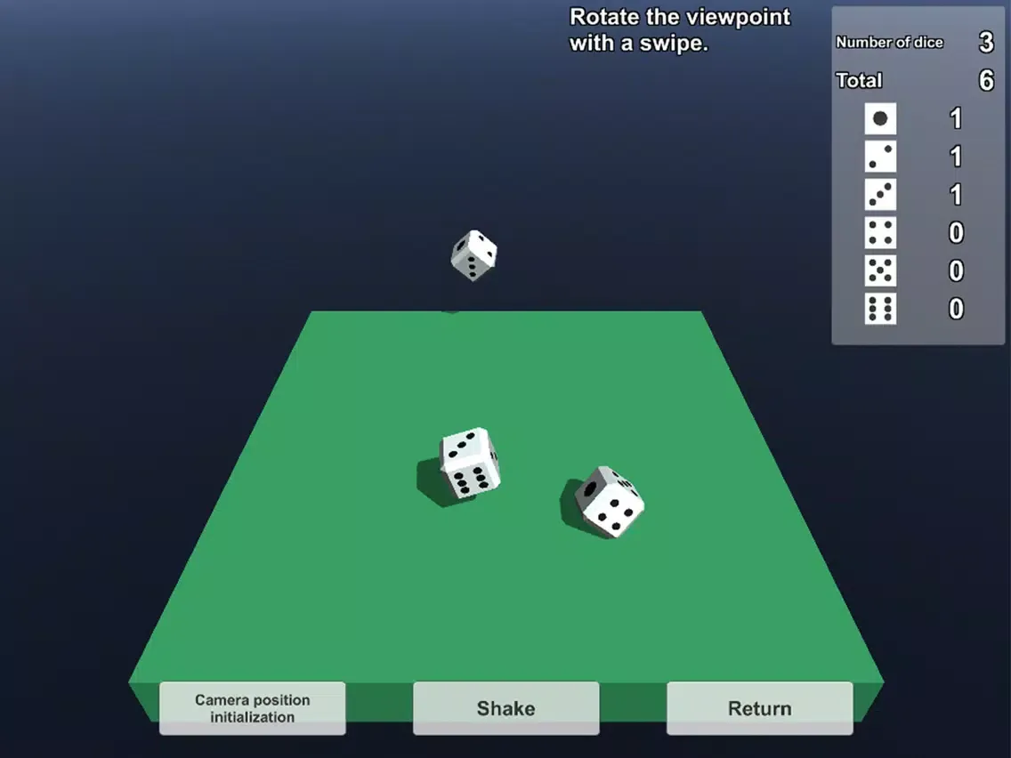 Dice 3D iPad  سکرین شاٹس