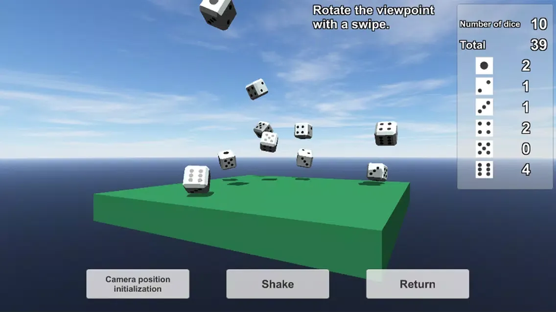 Dice 3D سکرین شاٹس
