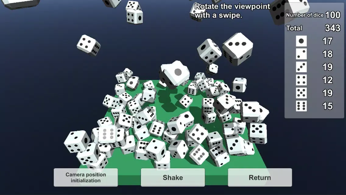 Dice 3D سکرین شاٹس
