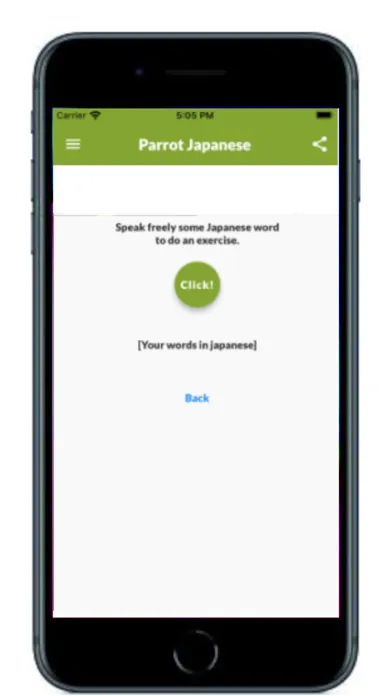 Speak Japanese Like Parrot Screenshots