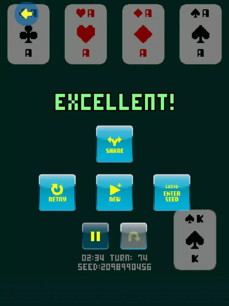 Solitaire - Law of the jungle iPad 應用截圖