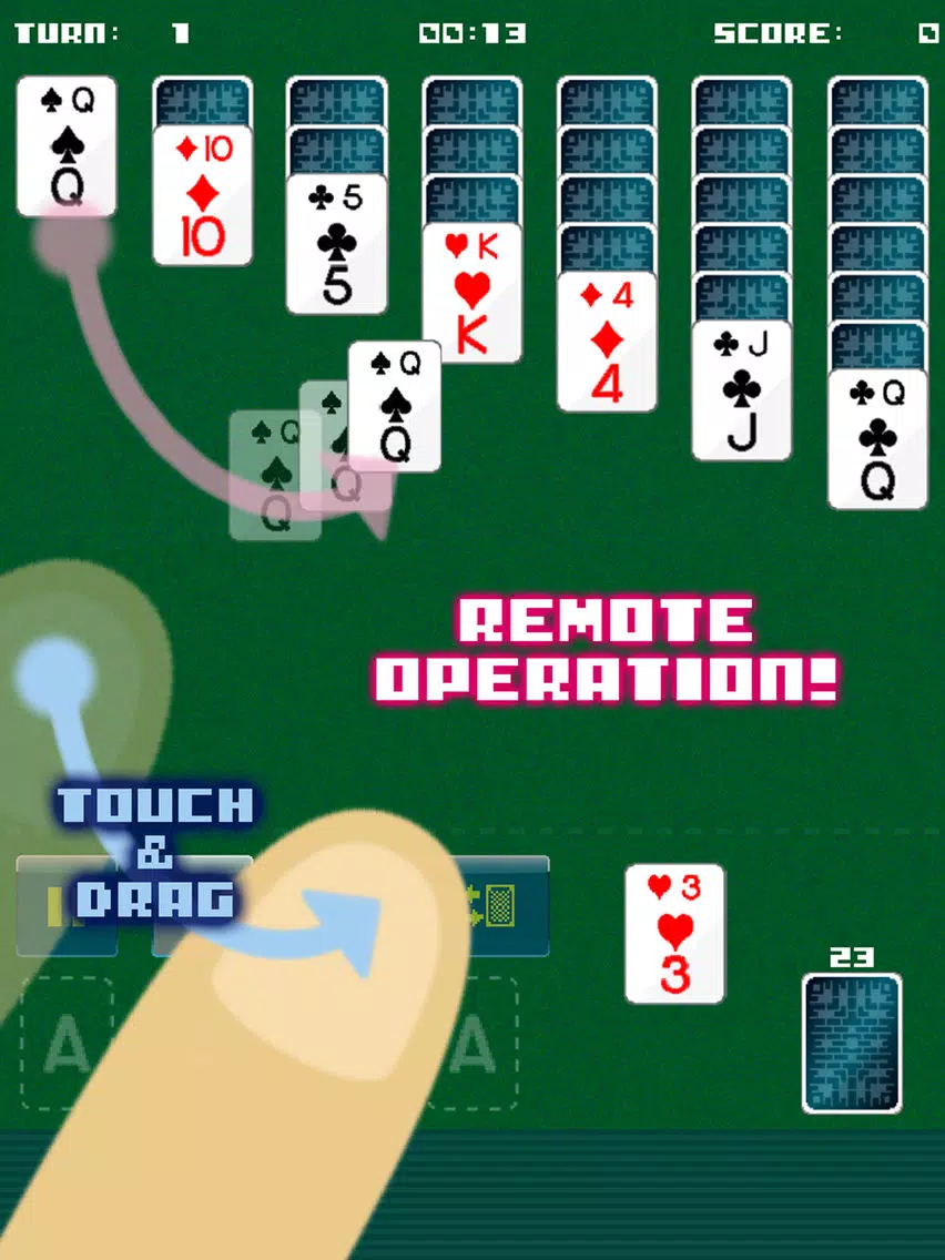 ภาพหน้าจอของ Wizard's Solitaire Klondike iPad 