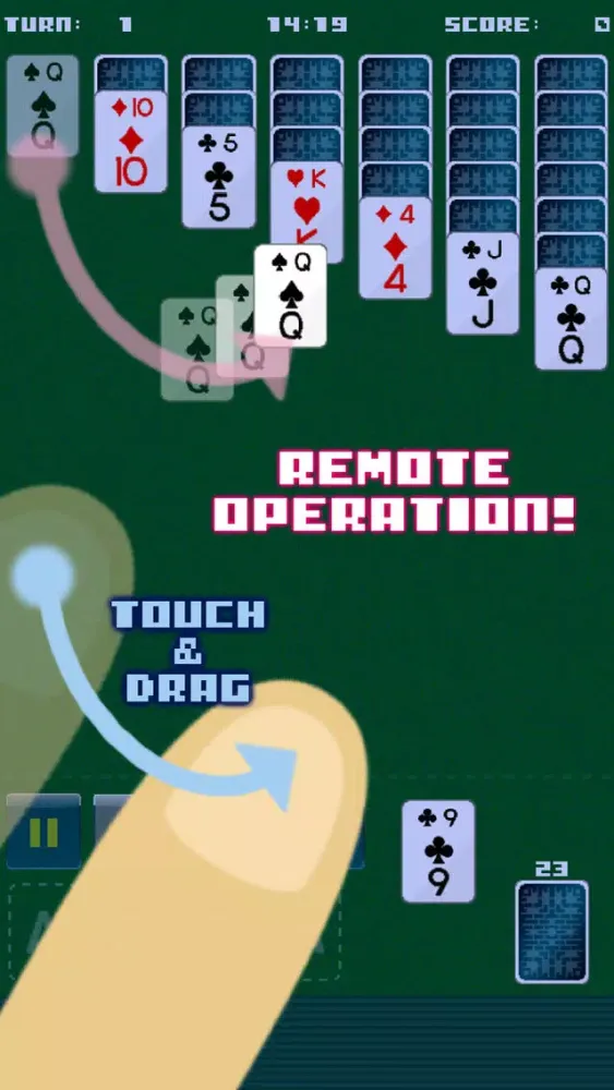 Screenshot di Wizard's Solitaire Klondike
