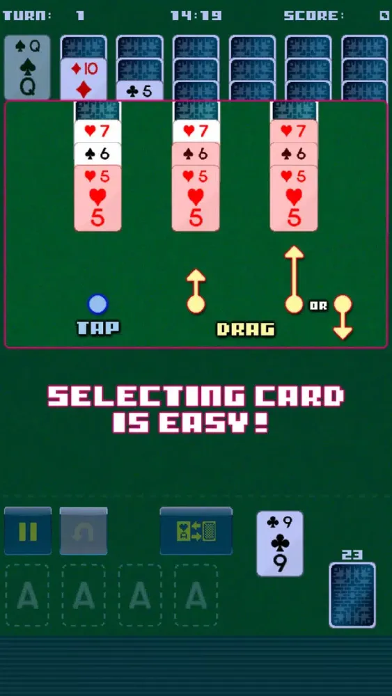 Screenshot di Wizard's Solitaire Klondike