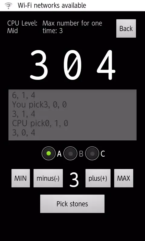 石取りゲーム 3 Mountains Nim Screenshots