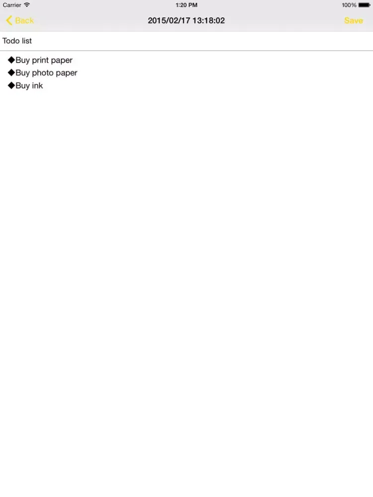 صور Secure & Simple Note iPad 