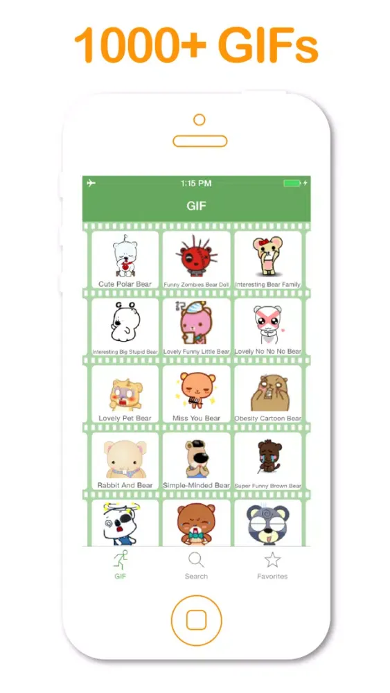 Captures d'écran de GIF for Messenger and Texting