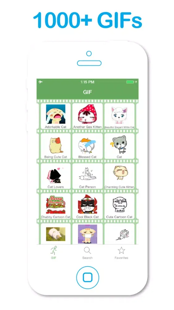 Captures d'écran de GIF for Messenger and Texting