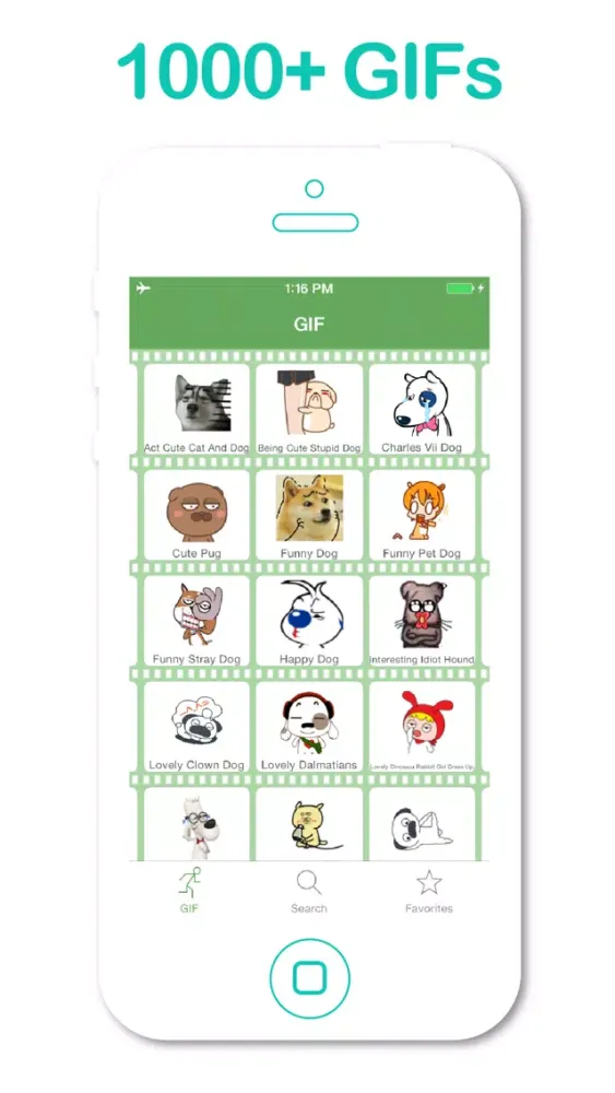 Captures d'écran de GIF for Messenger and Texting