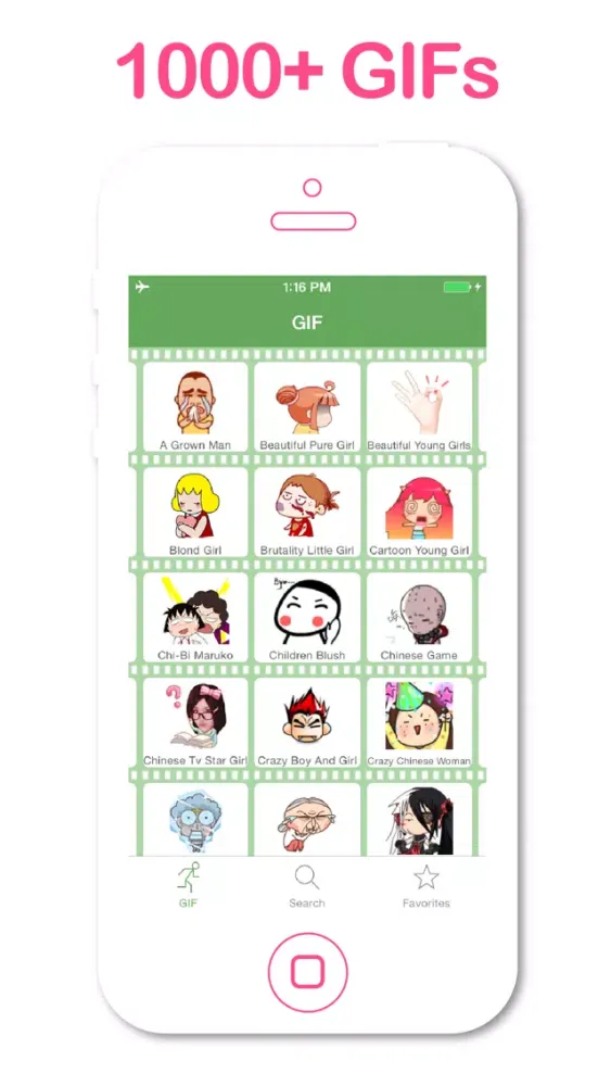 Captures d'écran de GIF for Messenger and Texting