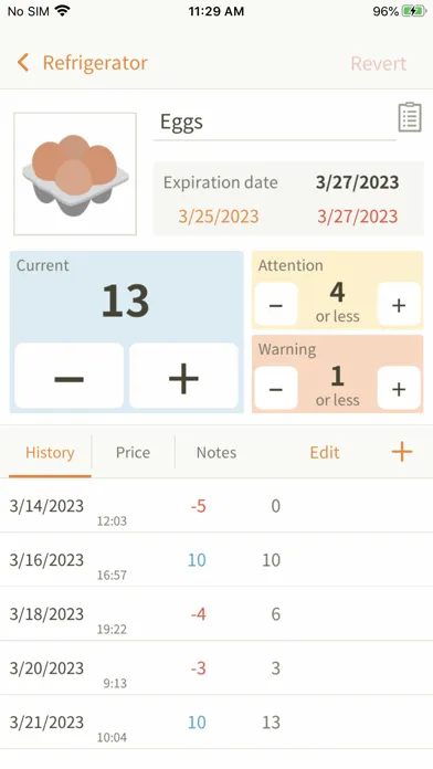 Zrzuty ekranu My Inventory LT