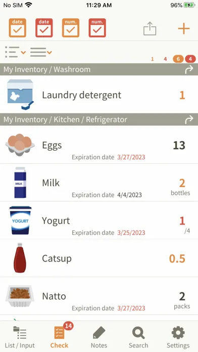 Zrzuty ekranu My Inventory LT