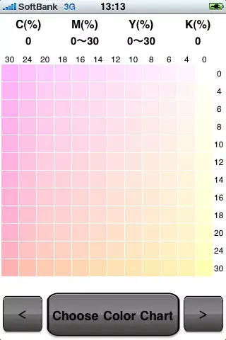 Color Chart2 スクリーンショット