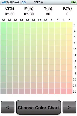 Color Chart2 スクリーンショット