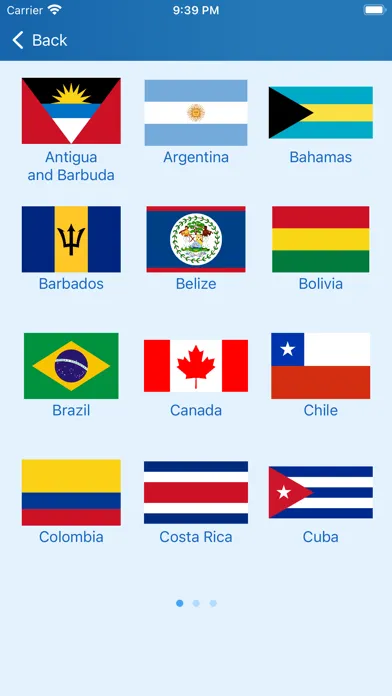 Ảnh chụp màn hình của Flags of the countries - Quiz