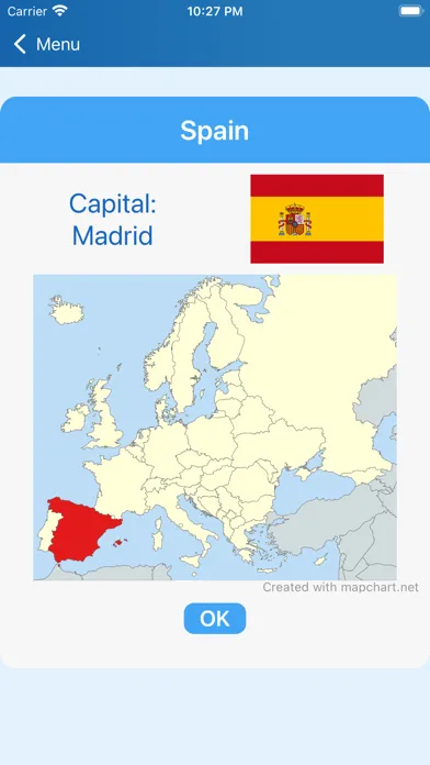Countries of Europe - Quiz 스크린샷