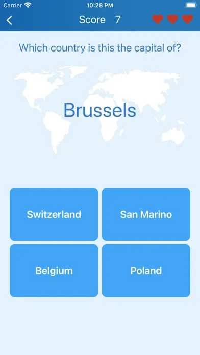 Countries of Europe - Quiz 스크린샷