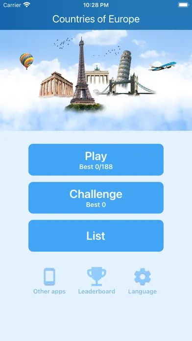 Countries of Europe - Quiz 스크린샷