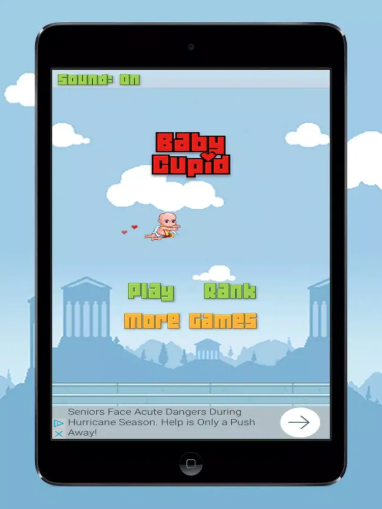 Captures d'écran de Baby Cupid - A Flappy Game iPad 