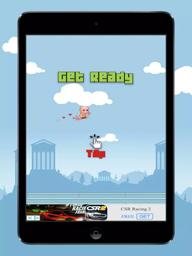 Captures d'écran de Baby Cupid - A Flappy Game iPad 